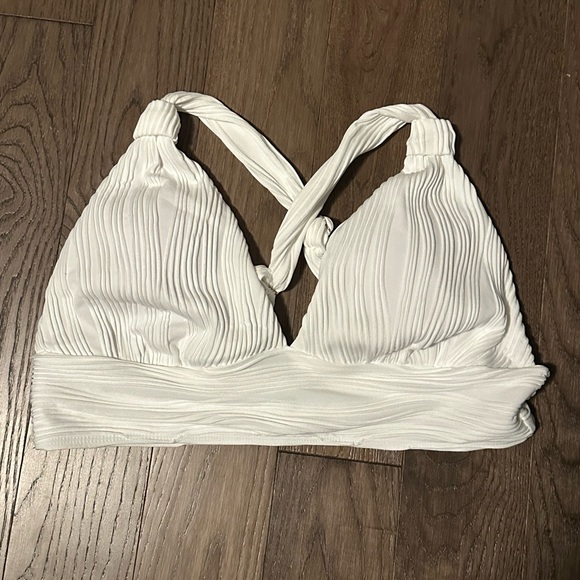 SHEIN white bikini top 2XL - Picture 2 of 3